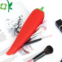 Okokokko — pochette en Silicone pour rangement de stylos, étui à crayons, pour enfants, étudiants, Design piment populaire