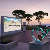 Vélo de cyclisme virtuel vertical auto-alimenté et lumineux, pour programme de fitness interactif et compétitif multijoueur Park Snail