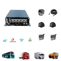 Enregistreur vidéo numérique (DVR) pour véhicules de grande taille, 4 canaux, IA ADAS DMS BSD MDVR AHD 1080P, camions, autobus scolaires, GPS Wifi 4G, DVR mobile