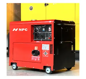 NPC 5KVA 8KVA 10kva silent diesel generator 1/3 phase sound proof diesel home generator 5kva 8kva 10kva generators for home use