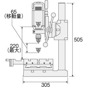New HOZAN K-280 <b>Mini</b> Milling Machining Universal Horizontal High Compact <b>Drilling</b> Machine Motor Light Duty - Product Image 2