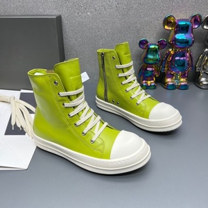 Chaussures de marche à lacets en cuir véritable pour femmes, baskets décontractées de luxe, doublure en mesh, noires, haute qualité - Product Image 2