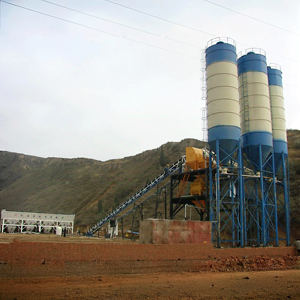 50 m3 60 m3 Vorgefertigte mobile Beton mischa nlage Transport beton anlage Stationäre Beton mischa nlage - Product Image 3