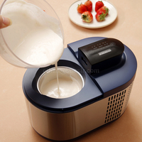 Machine à crème glacée instantanée, il suffit de verser les ingrédients et de presser le bouton de démarrage, système de refroidissement rapide, pas de préparation, pas de tracas, plaisir instantané