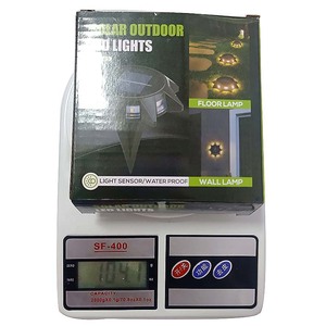 ไฟติดผนังรูปแปดเหลี่ยมพลังงานแสงอาทิตย์ ไฟ LED สำหรับสนามหญ้ากลางแจ้ง ไฟส่องทางเดินแบบเสียบปลั๊ก ไฟอัตโนมัติแสงสีขาวอบอุ่น - Product Image 3