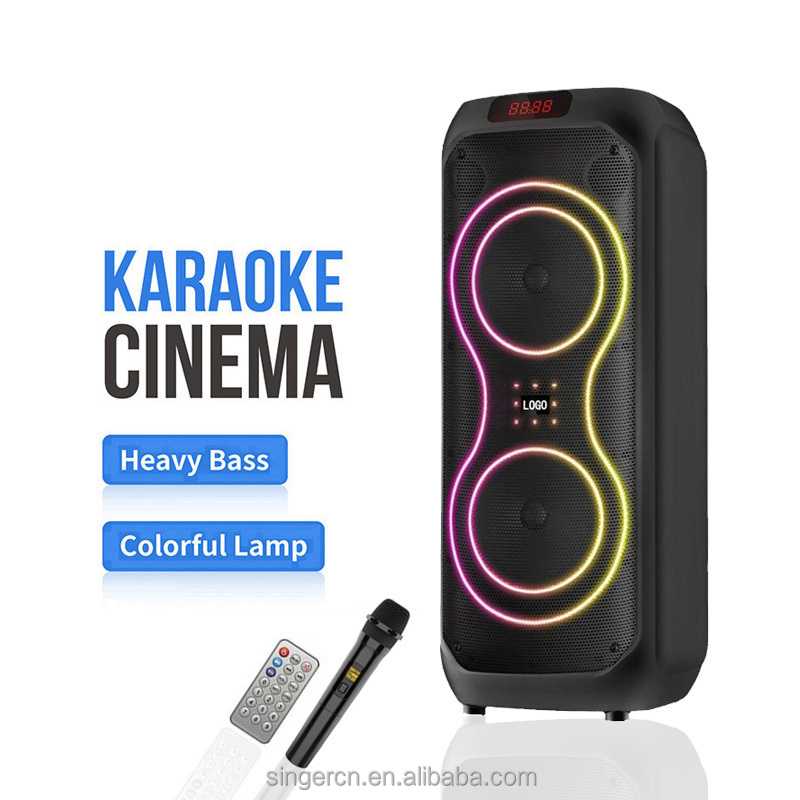 カラオケ　200 Caixa Som Grande - Partybox 8 Inch Portable Wireless Speakers