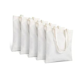 Sac fourre-tout en toile personnalisé avec logo, grande capacité, épais, réutilisable, poignée renforcée, sac de shopping en toile avec poignée robuste, DIY - Product Image 3