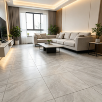 Nouvelle Arrivée Carrelage en Porcelaine Mate 300x300mm Effet Marbre Clair pour Salle de Bain Cuisine Sol Mur Hôtel Villa Terrasse