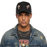 Casquettes de baseball personnalisées avec logo brodé animal unique, noires, grises, camouflage, visière incurvée, streetwear