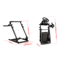 Support de volant de jeu réglable et pliable pour simulateur de cockpit, compatible avec les volants G29, G920, G923, PXN, Thrustmaster