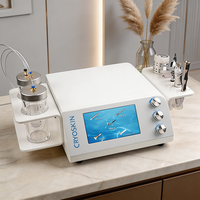 Appareil Hydra portable 3 en 1 avec analyseur de peau, infusion d'oxygène, dermabrasion au diamant, équipement de beauté