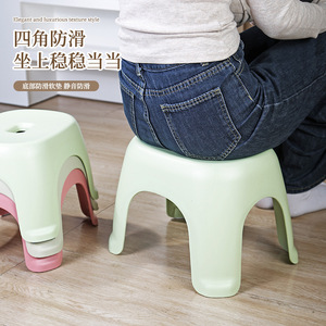 Taburete de Plástico Aishi Bear, Material PP Grueso y Resistente, para Uso en el Hogar, Baño y Niños - Product Image 2