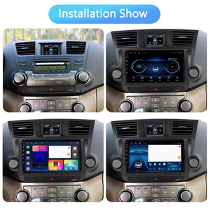 Système de navigation GPS Android Auto 9 pouces Carplay pour Toyota Highlander 2009-2012 Lecteur multimédia radio pour voiture - Product Image 2