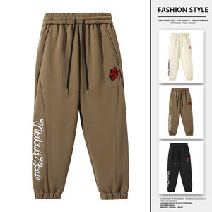 กางเกงกีฬาผ้าแคนวาสแบบตรงเอวยางยืดมีเชือกผูกปิดลำลองหลวมสบายเป็นที่นิยม2025ใหม่ฤดูร้อน - Product Image 5