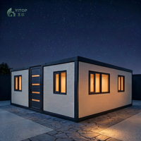 Casa Prefabricada Plegable Portátil y Expandible de Techo Plano Estándar Australiano de 2.56m de Altura, Personalizada para Exteriores