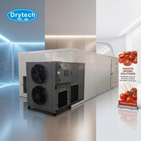 Four de déshydratation pour tomates et légumes DRYTECH à haute efficacité, pompe à chaleur commerciale, capacité 1200 kg, 480V/380V