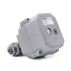 Vanne à boisseau sphérique électrique DN15 1/2 pouces pour eau à température normale, type marche/arrêt automatique - Product Image 2