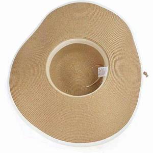 Sombrero de Sol de Ala Ancha Plegable de Papel Trenzado para Mujer, Ideal para Viajes y Playa, Verano - Product Image 2
