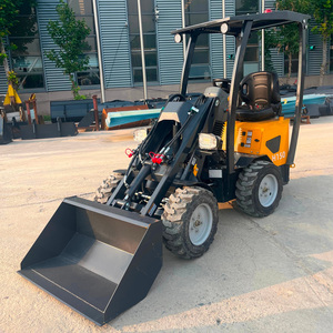 HAIJU Hydrostatic Ride on Mini Wheel Loader H150 4x4 Wheel Drive Capacity 400-500kg <strong>Tire</strong> 23x8.5-12 Speed 20km/h Cheap <strong>Price</strong> - Product Image 1