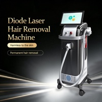 Système d'épilation au laser à diode fourni par l'usine, équipement laser 4 ondes, technologie de refroidissement, épilation permanente, appareil pour salon