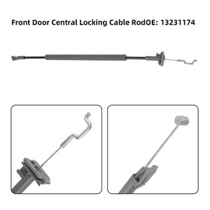 Vauxhall Vectra C Signum Front Door <b>Lock</b> <b>Cable</b> 13231174 Steel Replacement Part - Product Image 2