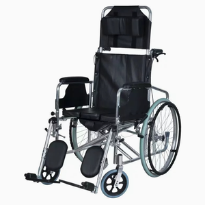 Andador Plegable de 4 Ruedas con Asiento Inodoro, Ayuda para la Movilidad de Ancianos, Personas <span class=keywords><strong>Mayores</strong></span> y Discapacitados, Cuidado <span class=keywords><strong>en</strong></span> el Hogar y Rehabilitación - Product Image 5