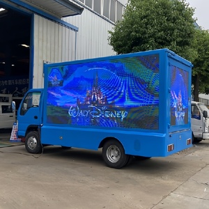 Good Price ISUZU 100P 4x2 120hp Full Color LED Screen Vehicle Mobile Advertising Truck for Sale - Product Image 4