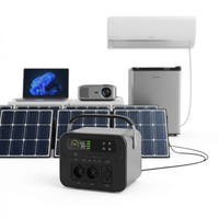 Station d'alimentation solaire portable Boltpower 110V/220V 700W avec batterie LiFePO4, onduleur à onde sinusoïdale pure, alimentation de secours pour l'extérieur