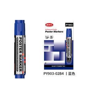 BEIFA PY903 <span class=keywords><strong>feutre</strong></span> couleur boîte <span class=keywords><strong>pointe</strong></span> emballage marqueur permanent 18mm écriture épaisseur 4 couleurs encre permanente noir bleu rouge vert - Product Image 3