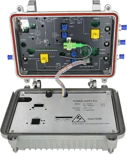 Prezzo di fabbrica 4 vie 60V 110V 220V CATV nodo ricevitore ottico esterno