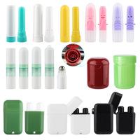 Citroenfrisse Dubbele Gat Neus Inhalator Aromatherapie Stick Gele Verpakking Aangepaste Verpakking Private Label OEM Leverancier