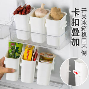 Caja de Almacenamiento Rectangular para Puerta Lateral de Refrigerador con Asa, Contenedor de Alimentos de Plástico PP, Organizador de Cocina - Product Image 2