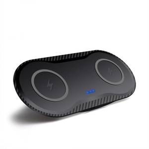 Caricatore Wireless 2 in 1 con Doppia Ricarica Rapida 15W, Ingresso QC 3.0 Type-C, Base di Ricarica da Viaggio per <span class=keywords><strong>Apple</strong></span> Airpod, Auricolari e Telefono - Product Image 5