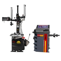 Tonctools Nouveau Démonte-pneus Classique avec Deux Bras d'Assistance et Deux Verrous d'Air, Équilibreuse de Roues Infrarouge, Équipement de Garage Automobile en Gros