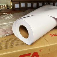 Rouleau de Vinyle PVC Autocollant 120g 140g, Imprimable Éco-Solvant