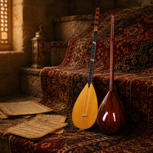 Instrument traditionnel professionnel turc <span class=keywords><strong>Baglama</strong></span> à long cou, entièrement en bois massif, <span class=keywords><strong>Saz</strong></span> - Product Image 2