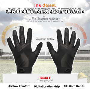 Guantes de Bateo Profesionales Unisex Kandari Sports al por Mayor, Diseño Transpirable, Color Personalizado, Cuero Digital para Béisbol - Product Image 2