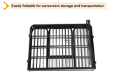 Panneau de clôture extérieur personnalisé en gros pour chiens, cage de reproduction pliable temporaire pour petits animaux et chiens, enclos de jeu DIY, tout style