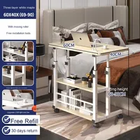 Bureau d'étude mobile 60X40CM pour bureau d'ordinateur de levage de chevet de dortoir pour une utilisation pratique