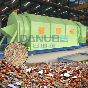 Customizable Equipment for Living Landfill Construction Waste Disposal <b>Roller</b> Drum Screening Machine Trommel Screen - Product Image 1