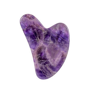 Doğal gül kristal taş yeşim silindir vücut ve yüz göz kazıma Gua Sha kurulu akupunktur yüz germe göz masaj - Product Image 6