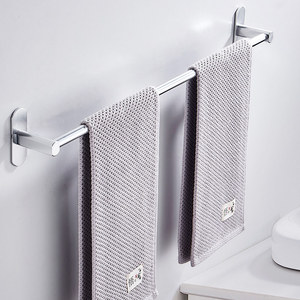 Ou Shumei Porte-serviettes mural auto-adhésif en acier inoxydable de 10 m pour salle de bain et cuisine - Product Image 2