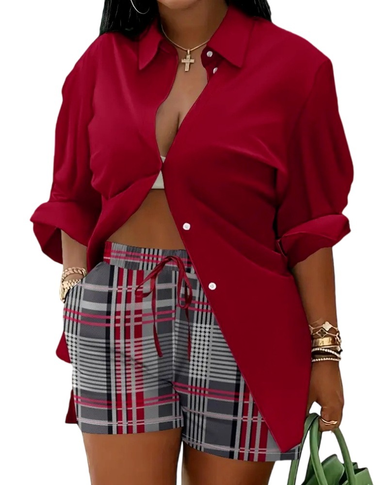 Red plaid