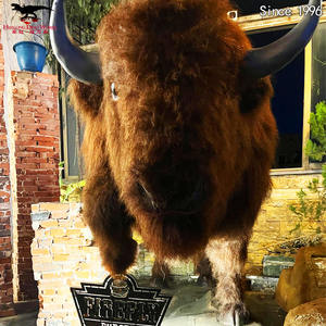 Bison animatronique réaliste grandeur nature, monstre de la jungle - Product Image 3