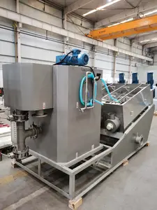 Промышленная автоматическая машина для обезвоживания шлама с винтовым прессом