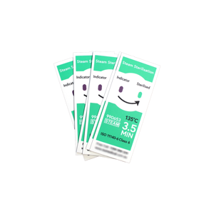 Fábrica Atacado Autoclave Classe 6 Indicador Químico Vapor Faixa Chumbo e Heavy Metal Livre Esterilização Test Card - Product Image 1