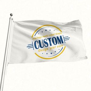 Banderas y Pancartas Personalizadas para Uso en Exteriores, con Logotipo Redondo Blanco, de Poliéster 100D, Impresión Digital, Cualquier Diseño, Tamaño Personalizado - Product Image 5