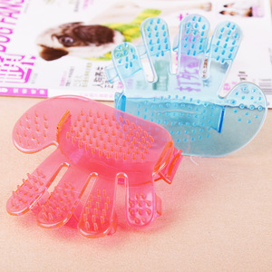 ถุงมืออาบน้ำสัตว์เลี้ยง Mjy แปรงนวดสำหรับกำจัดขนแมวและกรูมมิ่ง สีผสม - Product Image 4