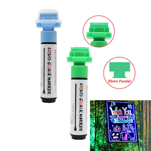 Amazon Venta caliente 30mm de punta plana fluorescente rotulador borrable <span class=keywords><strong>Jumbo</strong></span> marcador de tiza para placa de LED - Product Image 1