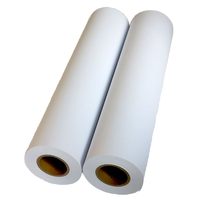 Rollo de papel de dibujo de ingeniería de impresión CAD sin recubrimiento de 80GSM para papel de plotter diseñado HP 20 \ "24 \" 30 \ "36 \" X50yards para impresión